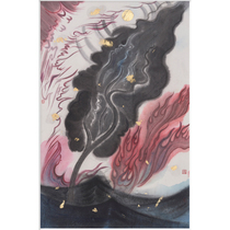 Mounted] Shao Ye Heavy Rain is Aren paper ink living room study decoration hanging painting