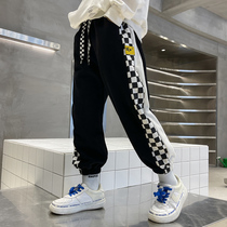 Boys Sports Pants 2022 Spring and Autumn New Young Child Han Boy Pants Childrens Grous Pants