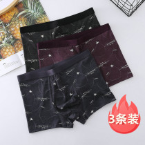 Underpants Mens Four Corners Plus Fat Increase Bamboo Fiber Flat Angle Pants Summer Thin Models Modell Cotton Fats Loose Shorts Head