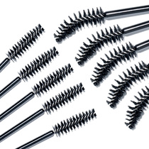 Large capacity mascara brush eyelash curling eyebrow brush long rod spiral flexible brush head eyebrow comb makeup brush