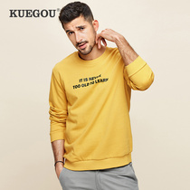 Special offer]Mens sweater mens simple letter printing casual round neck pullover mens fashion jacket 2257