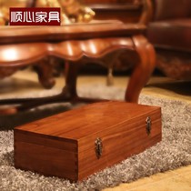 Shunxin furniture camphor wood box Calligraphy and painting collection box Wedding gift box Insect-proof clothing box baby storage box 600