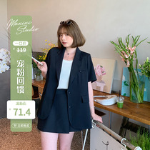 (Pet Powder Give back 60% off non - quality problem not changed ) Thin fashion suit women