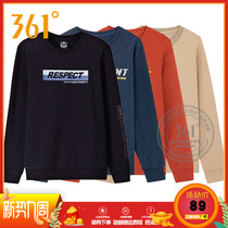 361 Degrees Mens Clothing 2020 Spring Autumn Season New Round Collar Sleeve Headwear Fashion Trends Sportswear Casual Male Blouse
