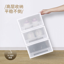 Drawer-type containing cabinet Students Dormitory Finishing Box Clothes containing box Large number of plastic transparent toy storage box