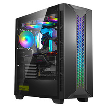 Xianma generous Mr. G5 desktop computer case side transparent EATX game water cooling 360 case RGB strip case