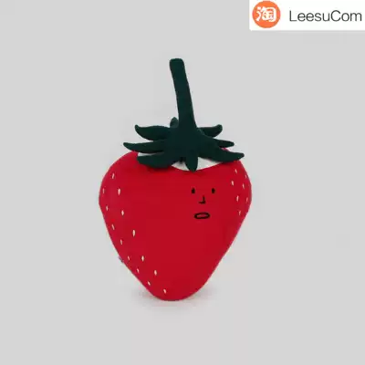 (Spot) Tukata Korean niche design handmade strawberry pillow pillow pillow decoration decoration