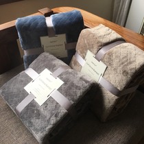Export European and American orders cancel thickening and increasing double flange blanket Spring and Autumn blanket winter sheets