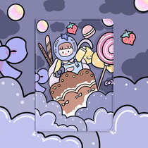 2020ipadmini5 protective shell with pen slot 10 2 inch computer air4 trifold 7 generation silicone gel 1893 cute 10 9 cartoon anti-fall 3 new pro11 suitable