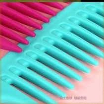 2020 Large tooth comb Wide tooth ladys bedroom sparse wide tooth comb Household plastic comb Adult non-knotted curly hair comb