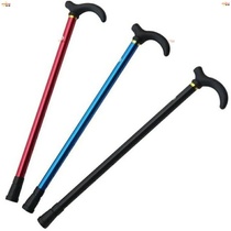 Pedalling Mountain Crutches Outdoor Pedaling crutches boarding the crutches on foot Handy Folded anti-slip telescopic rod Stool Walking Mountain Cashier