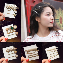 Headwear clip hair accessories edge clip less Pearl female top clip bangs hairpin Casson fairy Super fairy word clip broken hairclip