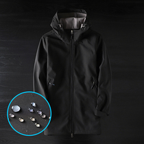 Foreign trade tail single mens cut soft shell assault clothing medium long windbreaker export original single mens tooling jacket jacket