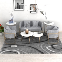 Nordic office sofa coffee table combination Casual modern simple reception lounge area Net red sofa Simple