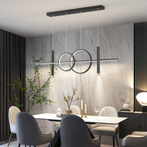Restaurant light Nordic light and luxurious rectangular table lamp creativity 2021 new bar lamps minimalist dining room chandelier