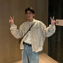 Hualun Spring and Autumn Light Mature Wind Sports Casual Bomber Jacket Male Leper Handsome Baseball Clothing Tide Casual Harbor Style