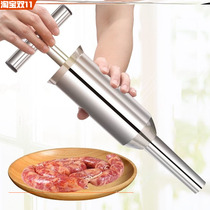 Enema artifact stainless steel filling glutinous rice tool manual extrusion enema machine New Year Spring Festival sausage filling machine home