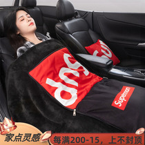 Baby blanket Sofa blanket Headrest Waist cushion Neck cushion Waist cushion Air conditioning quilt car pillow quilt dual-use