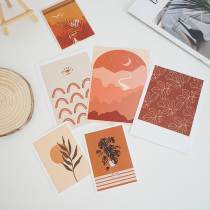 2021 new meta-gas corner ins color oil painting Decorative Card Room Bedrooms Dorm Wall wall sticking Nordic Wind