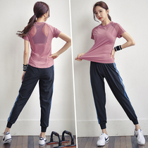 2020 Spring Summer yoga clothing sports suit women casual fitness clothing Net Red fashion sexy thin quick dry morning run