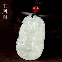 Hetian Jade triumphant zodiac pendant rabbit sheep pig Jade Dragon monkey Jade brand cow snake chicken pendant Tiger Horse Dog male and female pendant