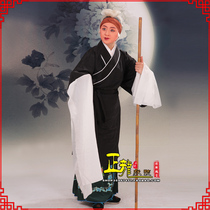 Zhenglong costume Peking Opera Opera costume stage performance costume Lao Dan Su short road robe element fold