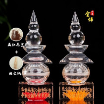 Lotus five-color baby seal pagoda pagoda pagoda Crystal five-wheel pagoda sealed