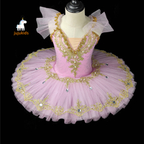 Childrens professional ballet skirt Sleeping Beauty suspenders tutu skirt female toddler Little Swan Bluebird stage performance costume