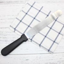 8 inch wooden handle stainless steel kiss knife cream cake spatula painting knife scraper baking tool anti-corrosion high strength