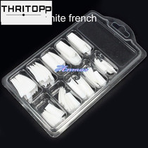 100 PCS HALF WHITE HALF ACRYLIC FRENCH TIPS NAIL ART ARTI