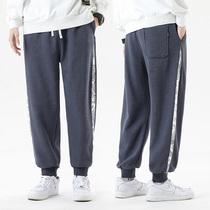 Spring and autumn boys casual pants boys sports trousers junior high school youth students leggings big childrens sweatpants