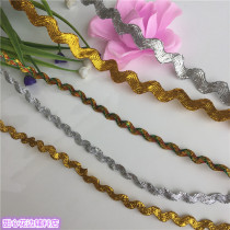 Bright Silk Clothing Accessories Stage Accessories National Lace 0 4cm 1cm 1cm 1cm Hat Package Handmade DIY Accessories