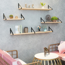 Wall shelf solid wood one-panel partition frame upper Wall Wall Wall shelf bookshelf decoration rack storage rack