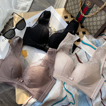 Japanese Shea Kapok French J-comfort Latex Organic cotton lace sexy bra women gather to collect sub-milk