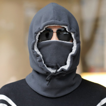 Hat Mens Winter Outdoor Thickening Anti-Chill Grip Suede Lei Feng Cap warm and protective face windproof Neck Riding Protective Ear Hat