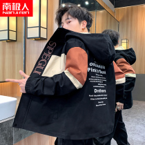  Antarctic people 2020 jacket mens spring super fire new casual all-match tooling clothes Korean version of the trend ins jacket