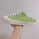 Mowa Summer New Alice Alice Back Empty Canvas Shoes ins Student Low-Top Shoes Breathable White Shoes for Women