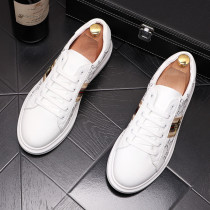 Boomer Shoes Mens Wave Shoes Han Edition Summer 100 Hitch Thick Base Small White Shoes Mens Trend Casual Inner heightening Breathable Plate Shoes