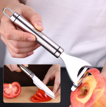 Stainless steel peeling knife scraping knife fruit peeling knife potato peeling artifact kitchen multifunctional household melon fruit planing