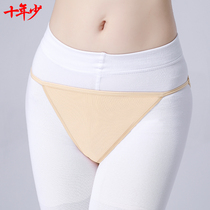 Decade less ballet Crazier body special invisible high cross gymnastics adult Tiny children dance special underwear cotton