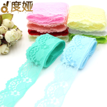 New hollow single-sided pattern lace lace accessories hem skirt decoration curtain sofa collar fabric black and white