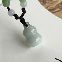 Natural jade a goods jade gourd pendant Jade gourd baby pendant Fu Lu couple jade for men and women