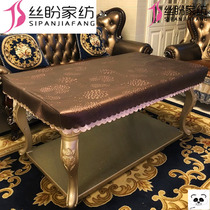  Oven cover Electric oven cover Table cover Universal table cover Desktop square electric oven tablecloth leather cover Rectangular PU leather pad