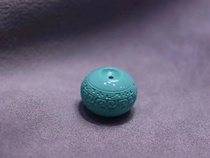 Hubei Raw Mine Green Pine Stone Bread Ring Drum Pearl Single Pearl Back Tattooing Pearl Loose Pearl Moon Handstring Accessories Sepal Beads