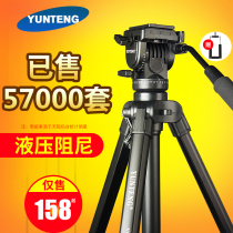 Yunteng 691 SLR camera tripod Hydraulic damping for camera Nikon Canon Sony photography tripod Live shaking sound shooting short video Gimbal Mobile phone micro single portable bracket