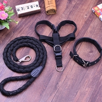 Dog chain Dog traction rope Large medium-sized small dog Chest strap Collar Teddy Golden retriever walking dog rope lengthened