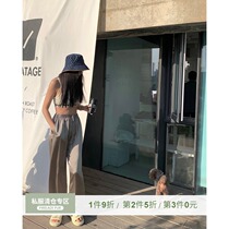 Pay Zen True Silk Sensation Air Pants Woman Summer And Ground Light Samsilk Acetate High Waist Broadlegged Pants 2021