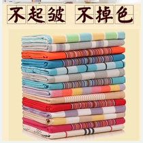 2020 sheets are not slippery and wrinkle old Beijing coarse cloth sheets cotton sheets thickened encrypted bed Village large Kang single home