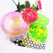 Checkers childrens puzzle plastic color one yuan store two yuan store stalls wholesale parent-child interactive game chess