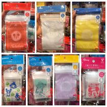 Japan Daiso cartoon mini clip chain sealed bag Waterproof self-sealing bag Cute cartoon storage bag